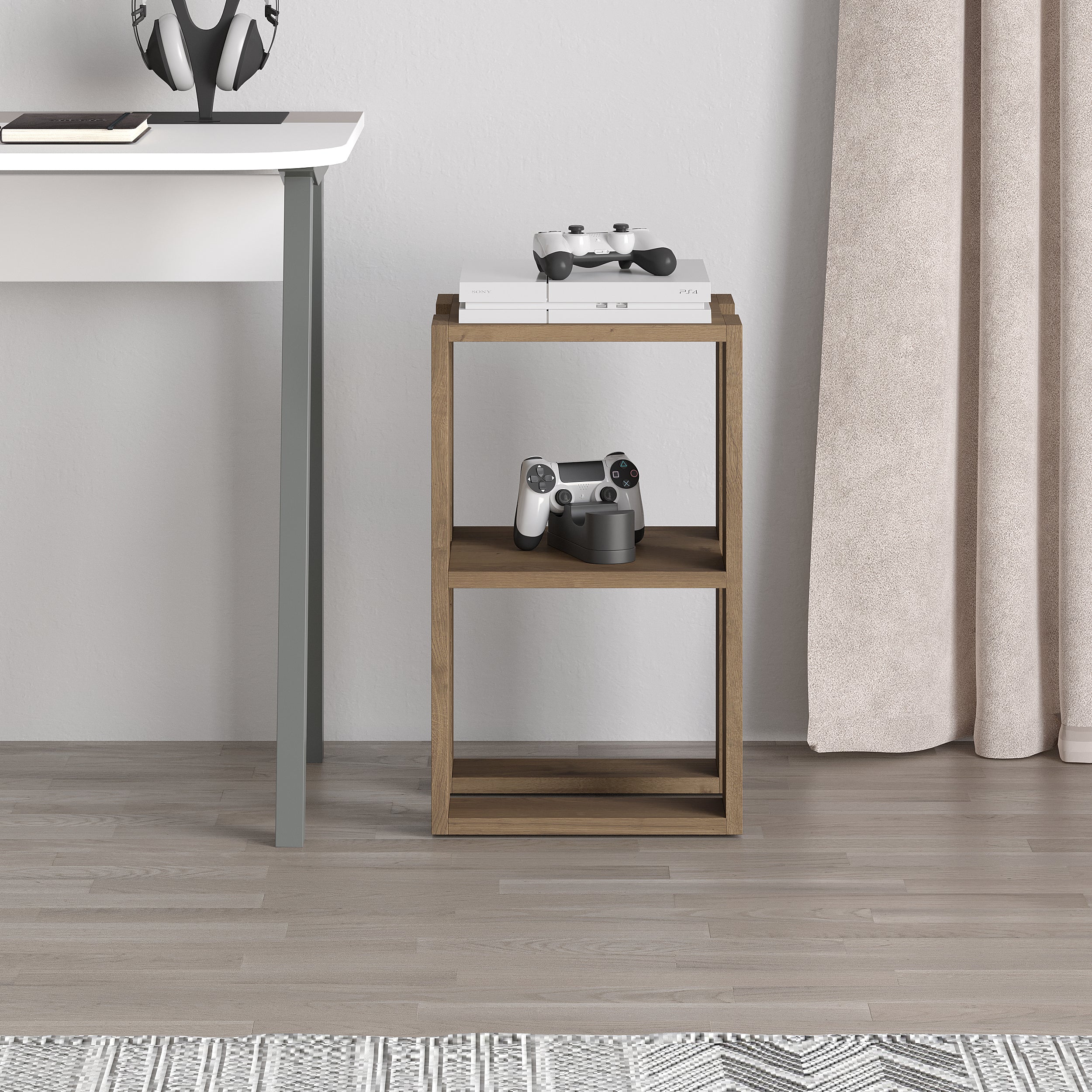 Lonie Modern Bedside Table Bedroom Furniture Width 34cm