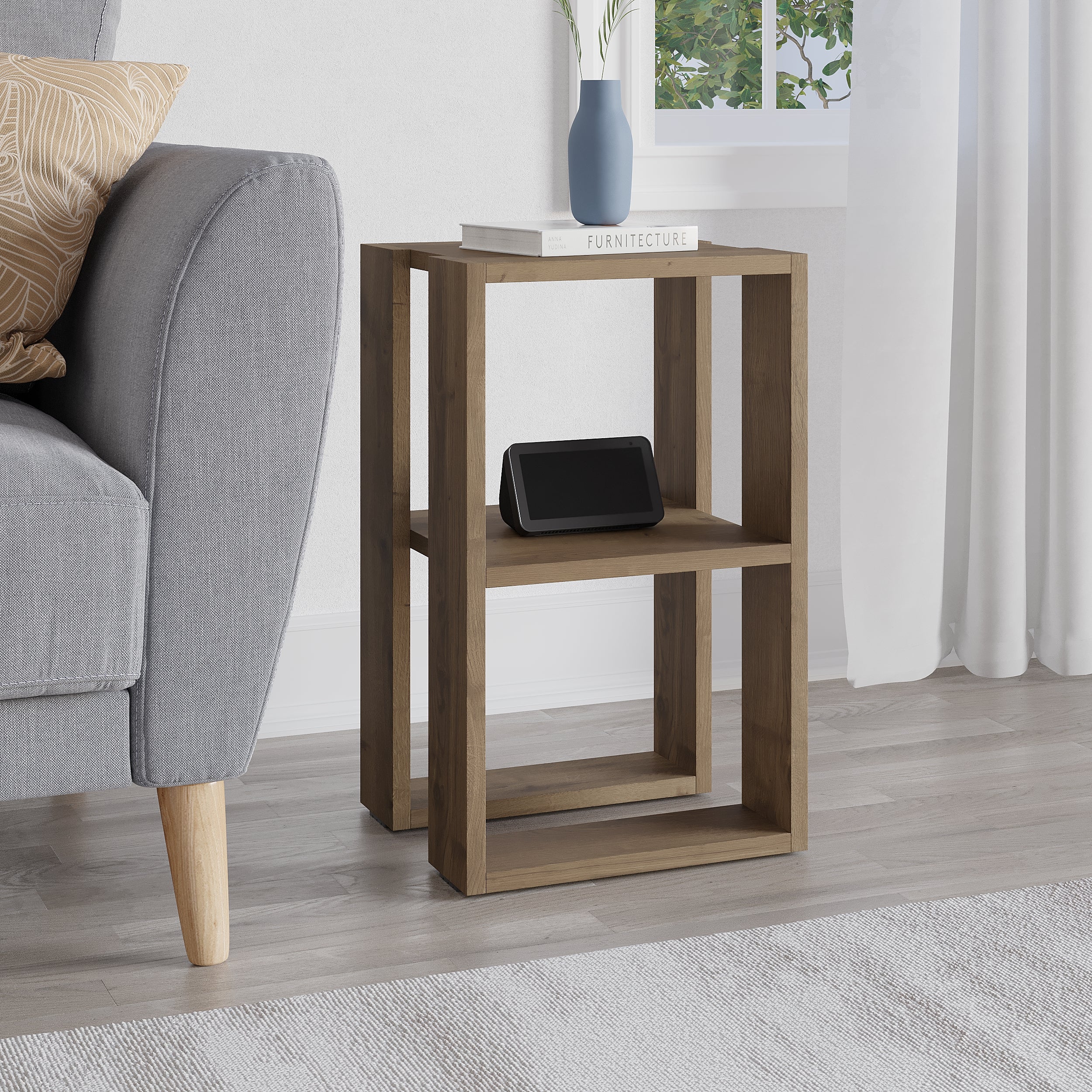 Lonie Modern Bedside Table Bedroom Furniture Width 34cm