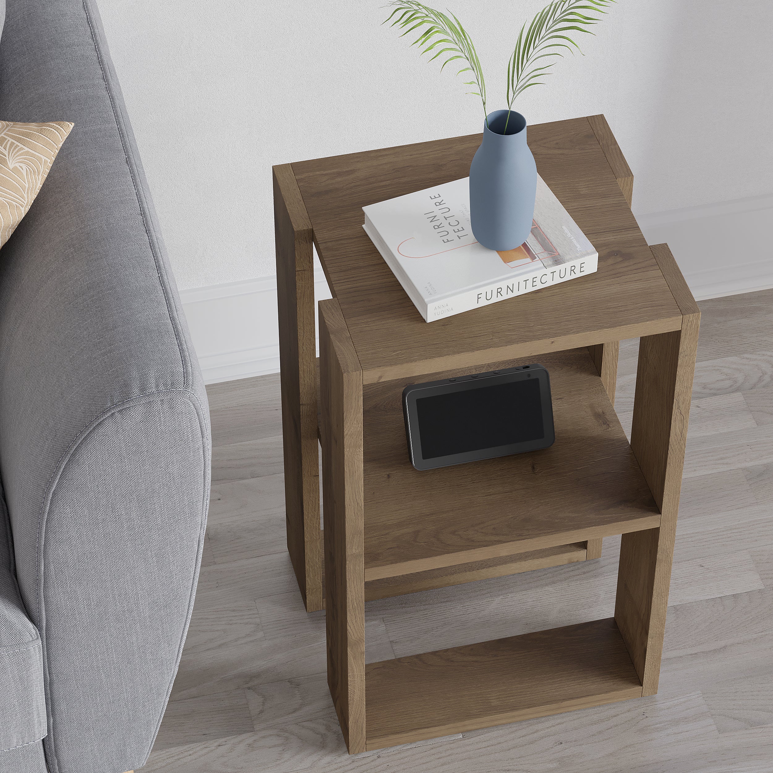 Lonie Modern Bedside Table Bedroom Furniture Width 34cm