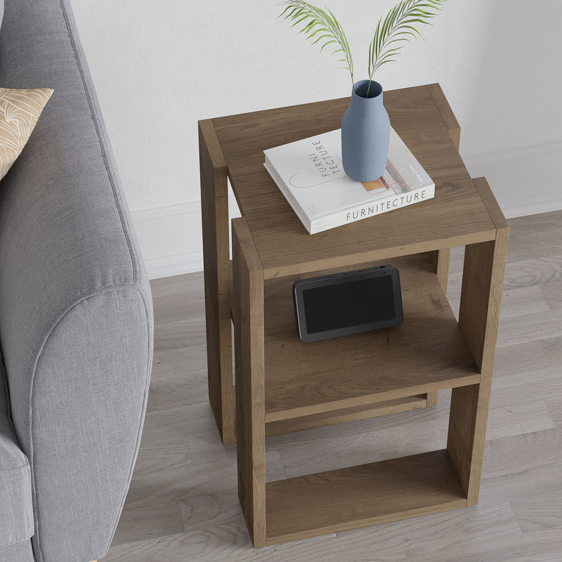 Lonie Bedside Table 34cm – interactive lifestyle view – Decortie