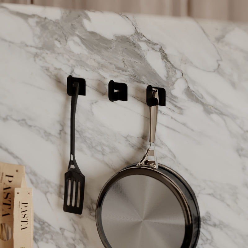 Luxa Modern Hook Multipurpose Versatile Metal Hanger Set Triple - Decortie