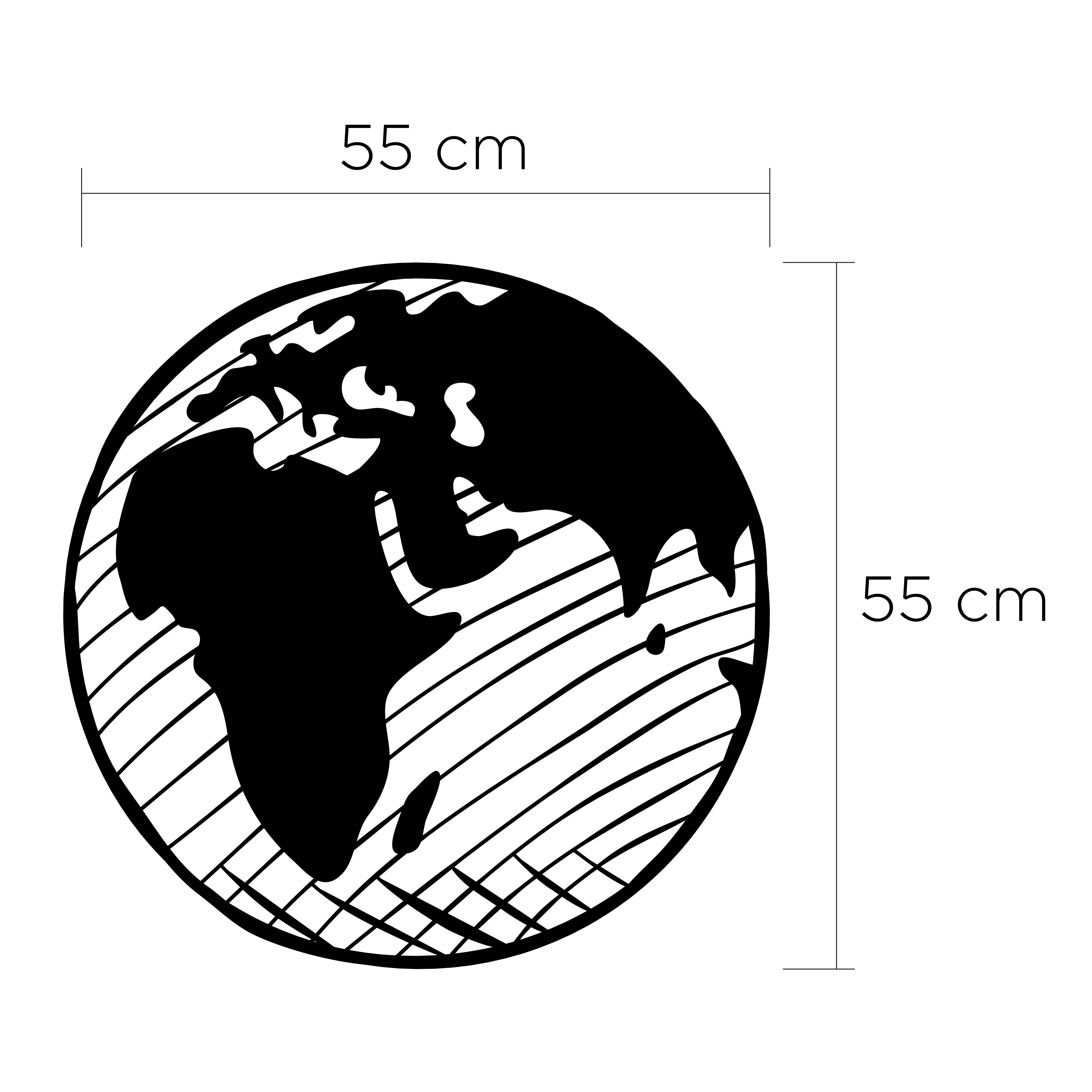 Metal Wall Art Our Planet