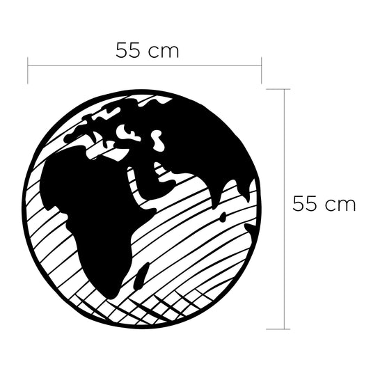 Metal Wall Art Our Planet