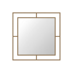 Corner Modern Design Mirror – Gold