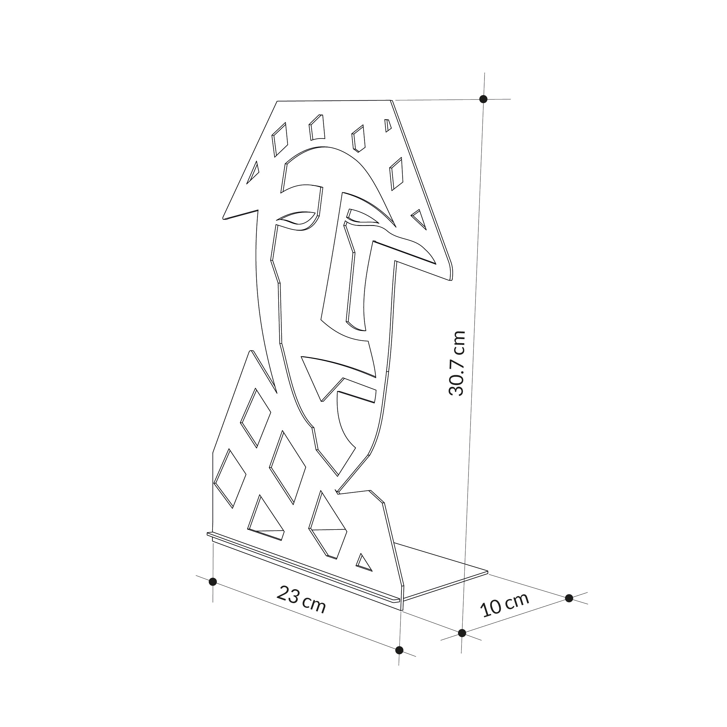 Max Modern Metal Art Home Decorative Ornament - view 3