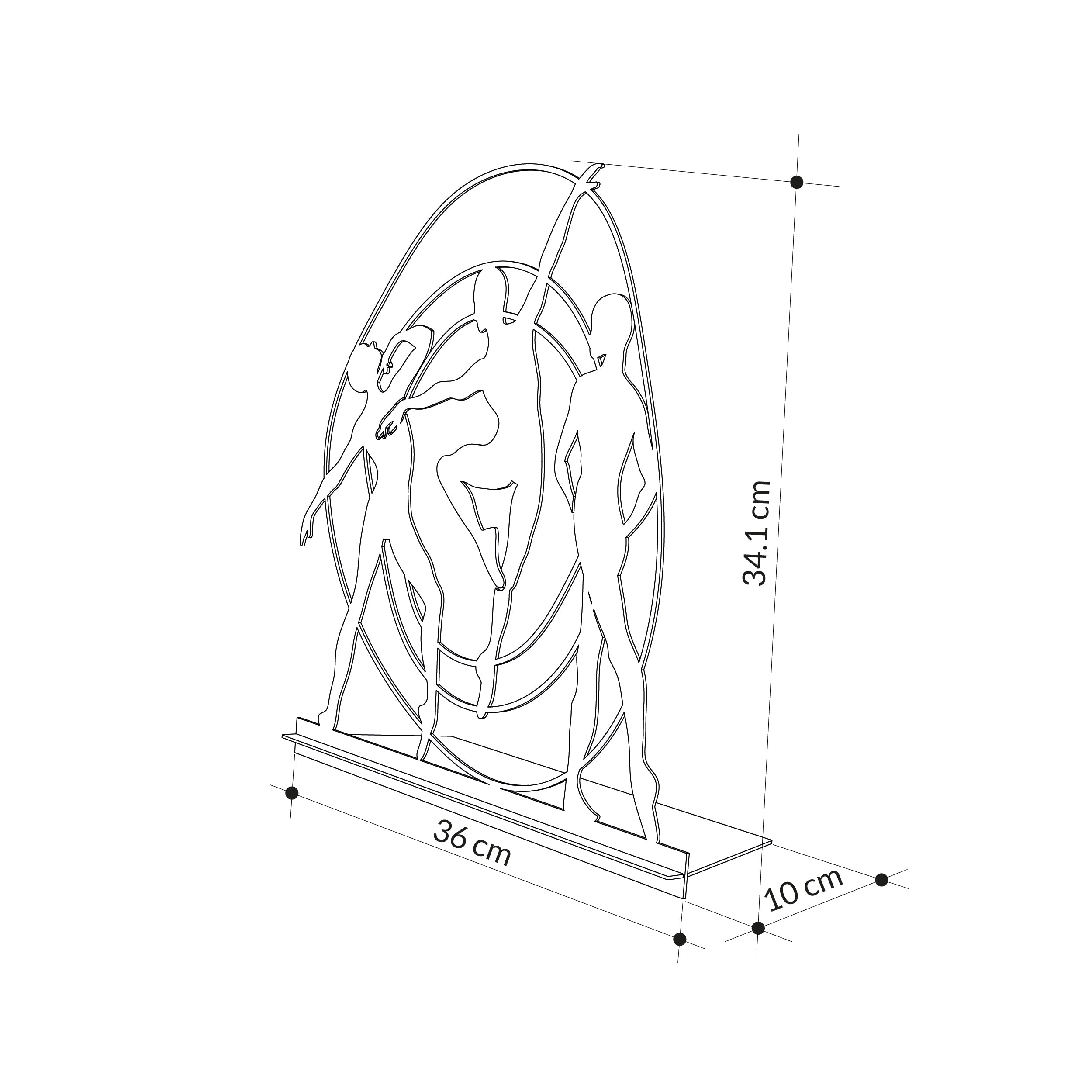 Pose Decorative Object - view 3