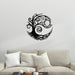 Metal Wall Art-tree Of Life 45x45 Cm – Texture Siyah