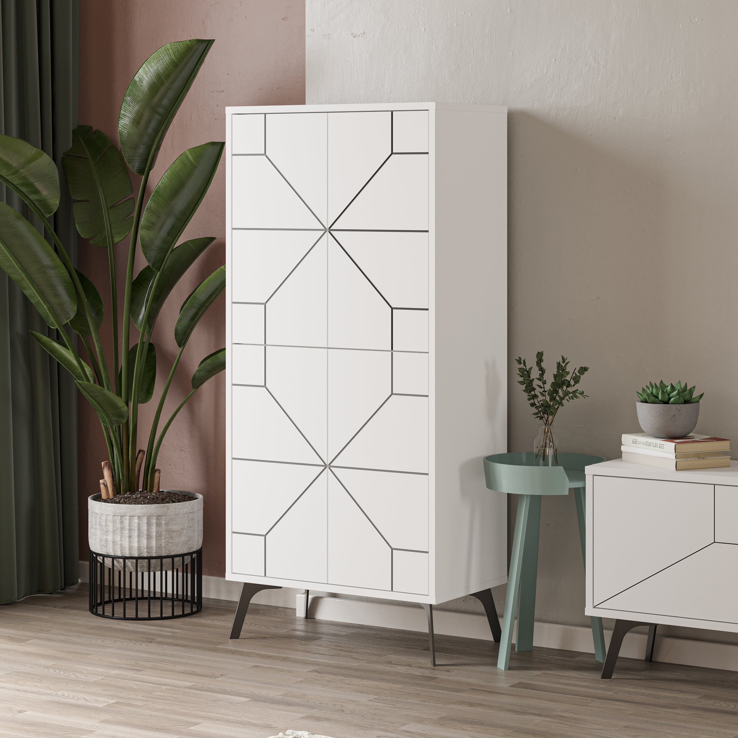 Dune Multipurpose Cabinet – White