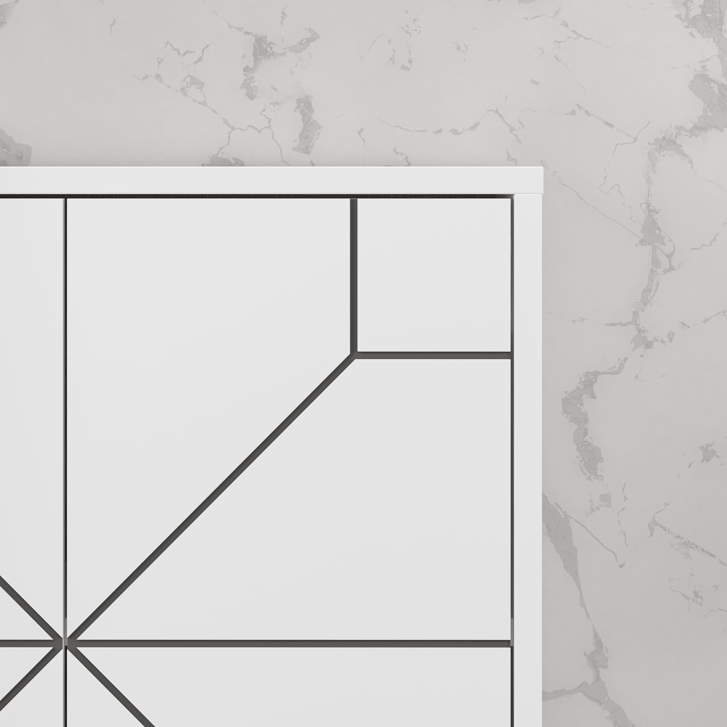 Dune Multipurpose Cabinet – White
