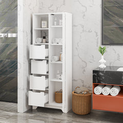 Yada Maxi Multipurpose Modern Bathroom Cabinet H 172.6cm - Decortie