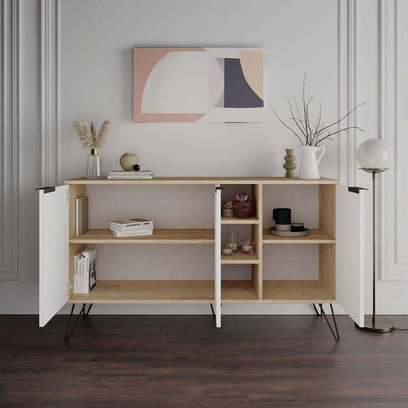 Clara Console Sideboard with open storage – Decortie
