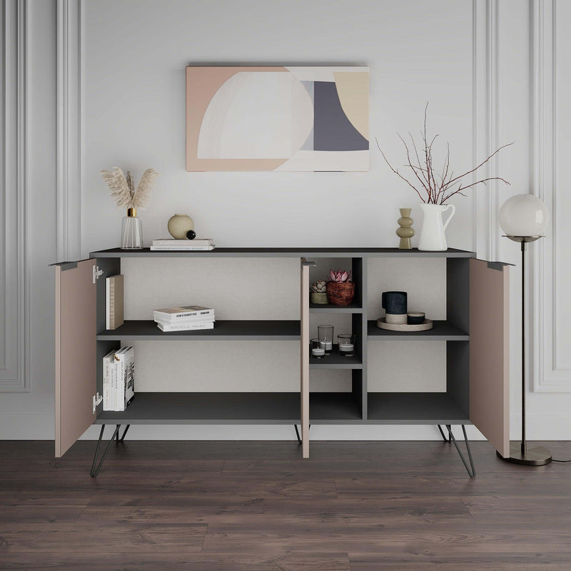 Clara Console Sideboard with open storage – Decortie