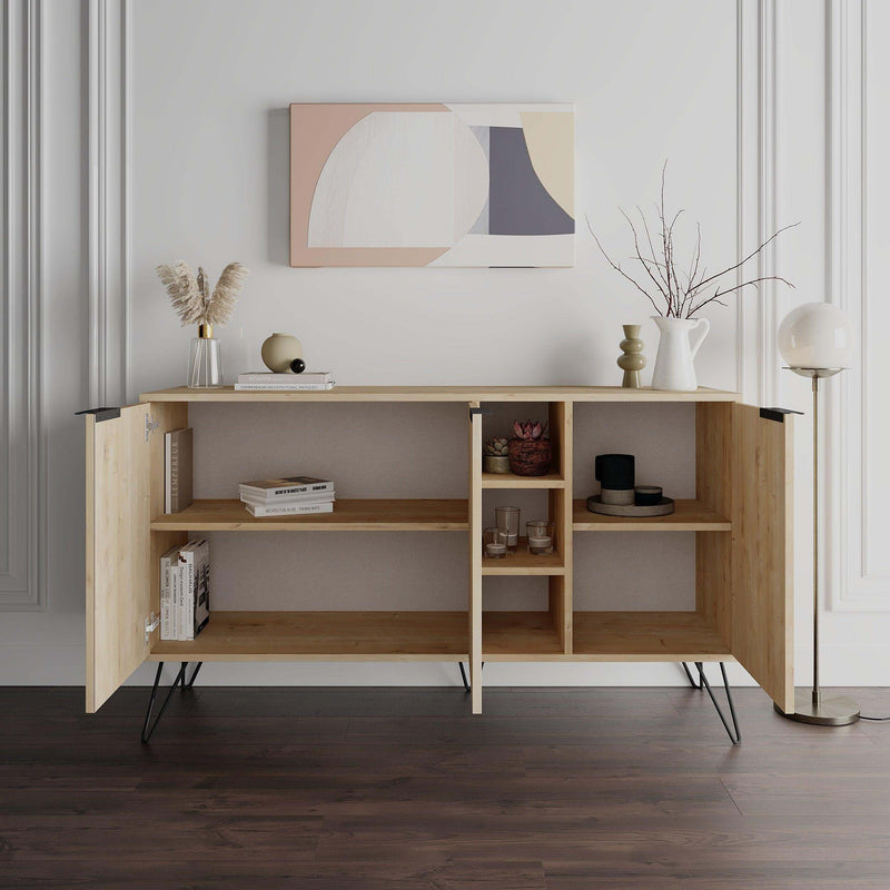 Clara Console Sideboard with open storage – Decortie