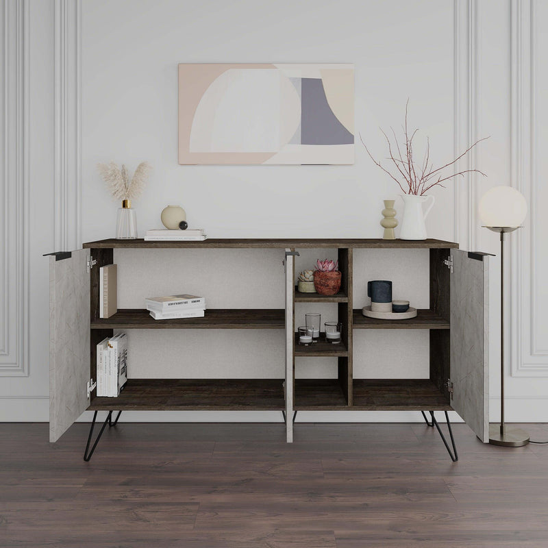 Clara Console Sideboard with open storage – Decortie