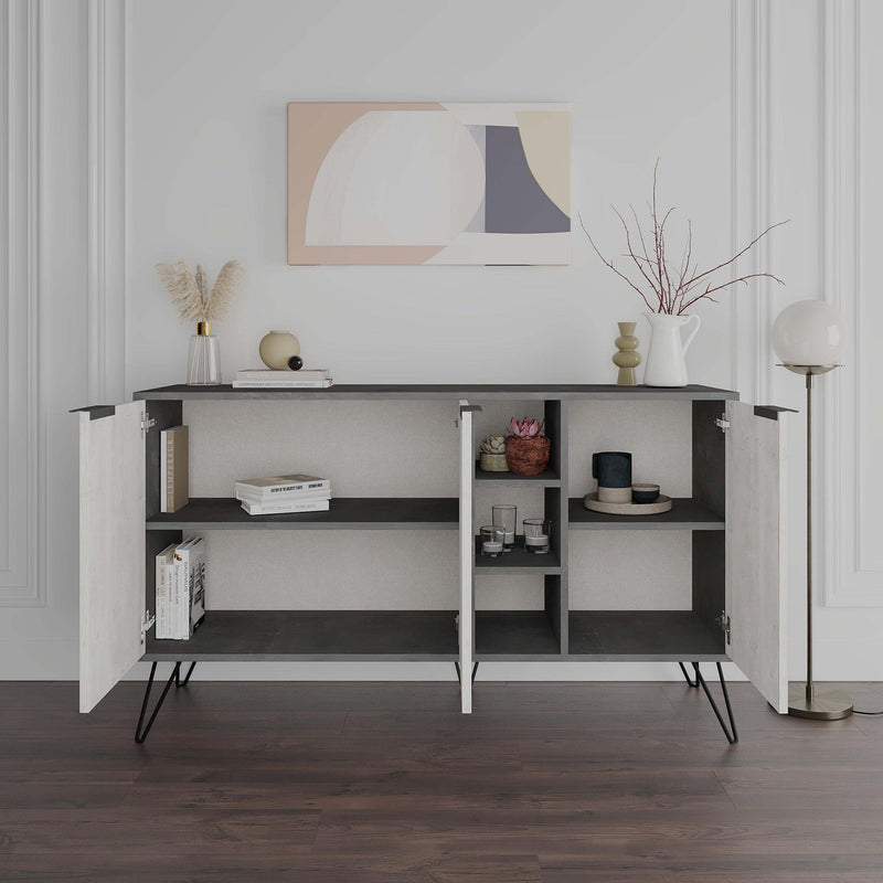 Clara Console Sideboard with open storage – Decortie