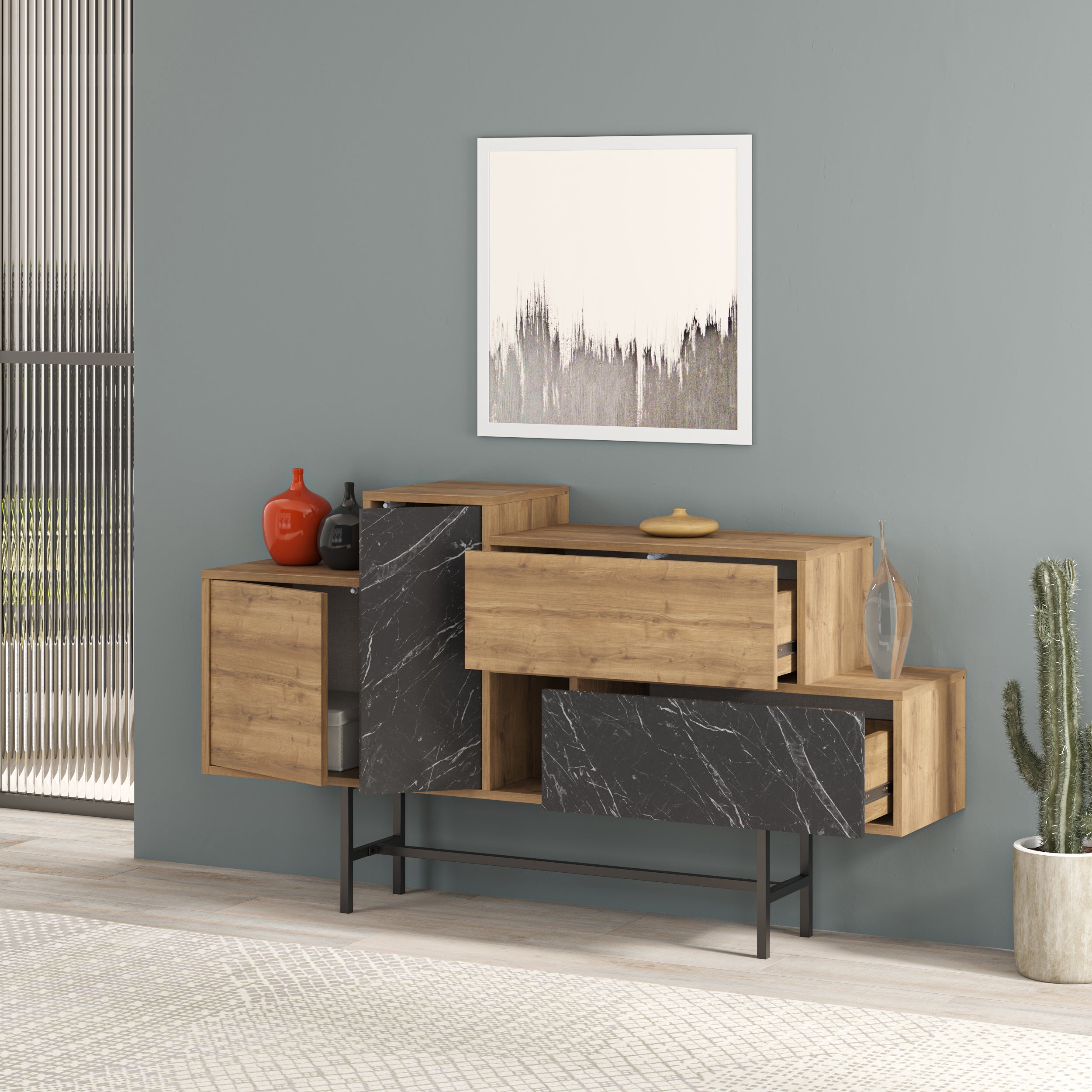 Hermes Console Sideboard Display Unit - Decortie