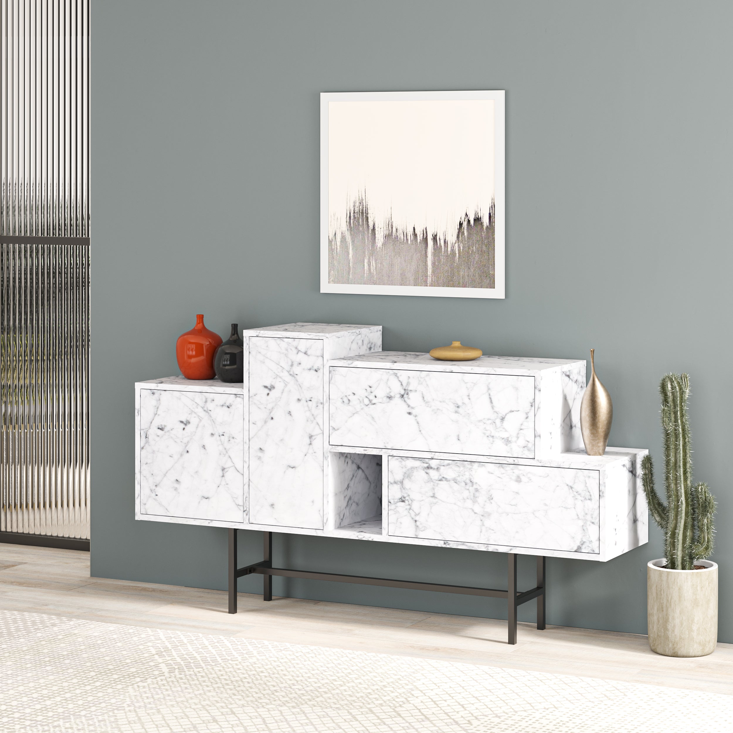 Hermes Console Sideboard Display Unit - Decortie