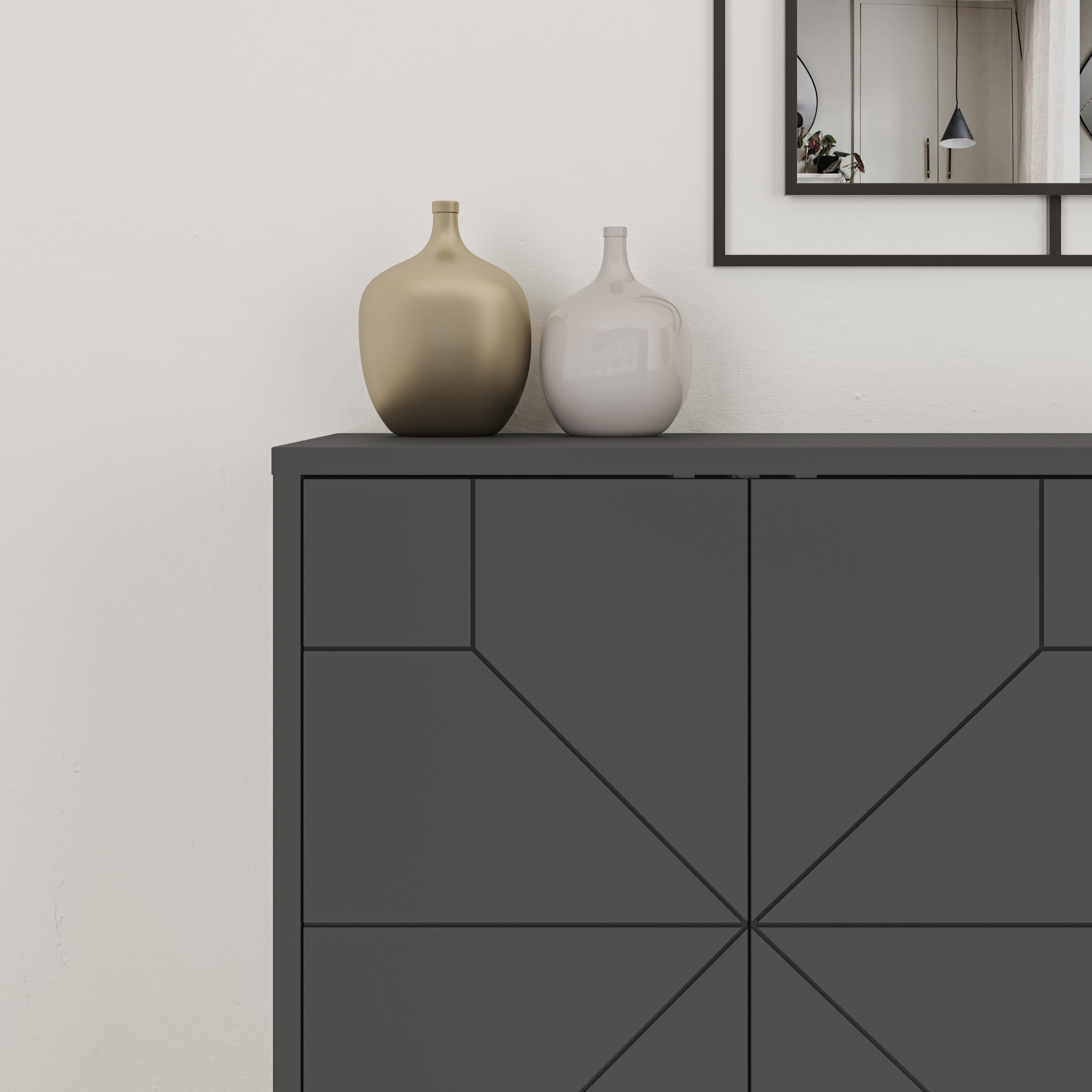 Dune Console Sideboard Display Unit 123cm – Anthracite