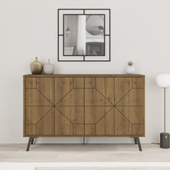 Dune Console Sideboard Display Unit 123cm – Dark Oak