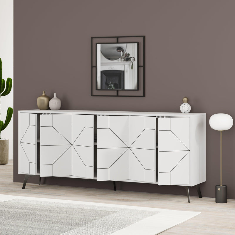 Dune Console Sideboard 183cm with open storage – Decortie