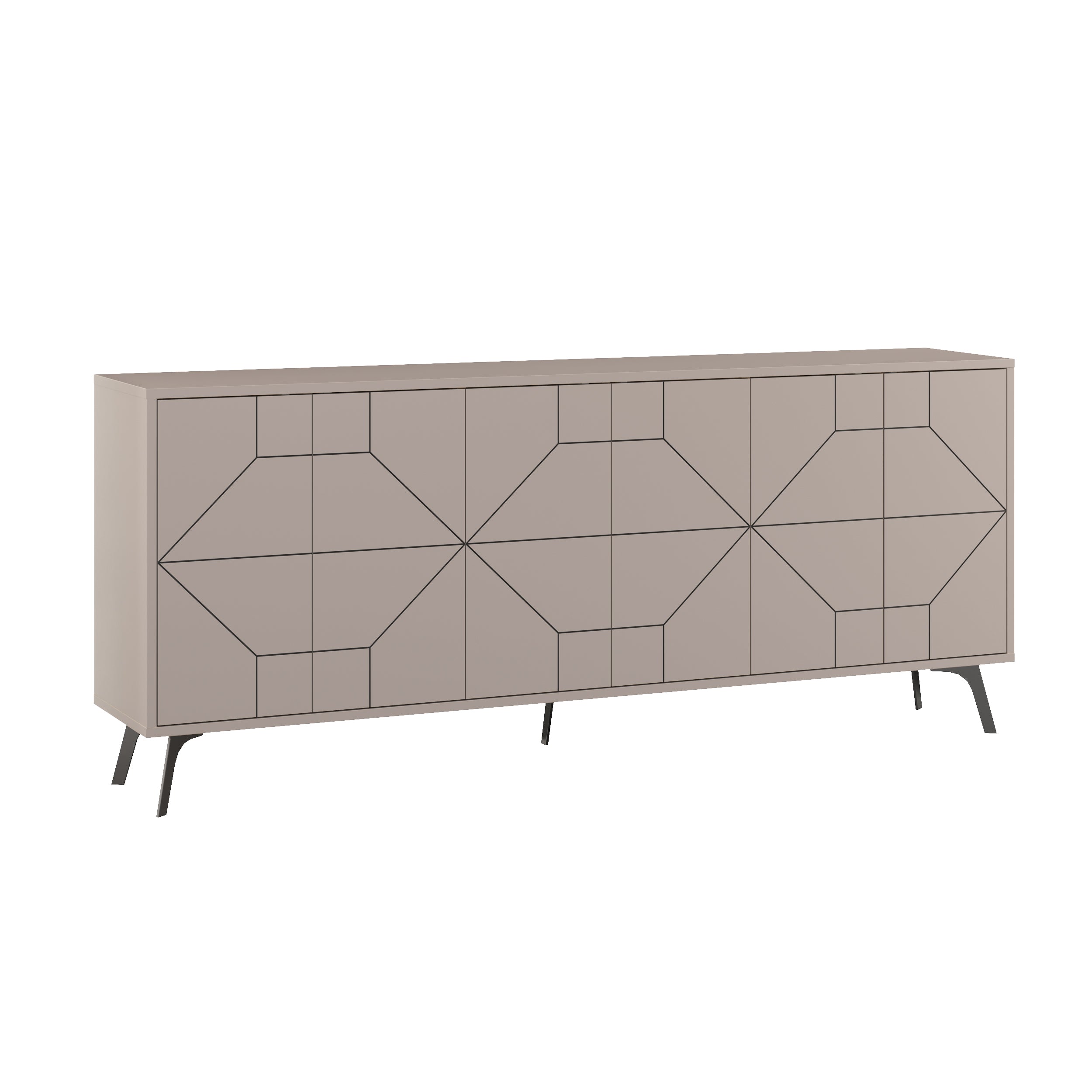 Dune Console Sideboard Display Unit 183cm – Light Mocha