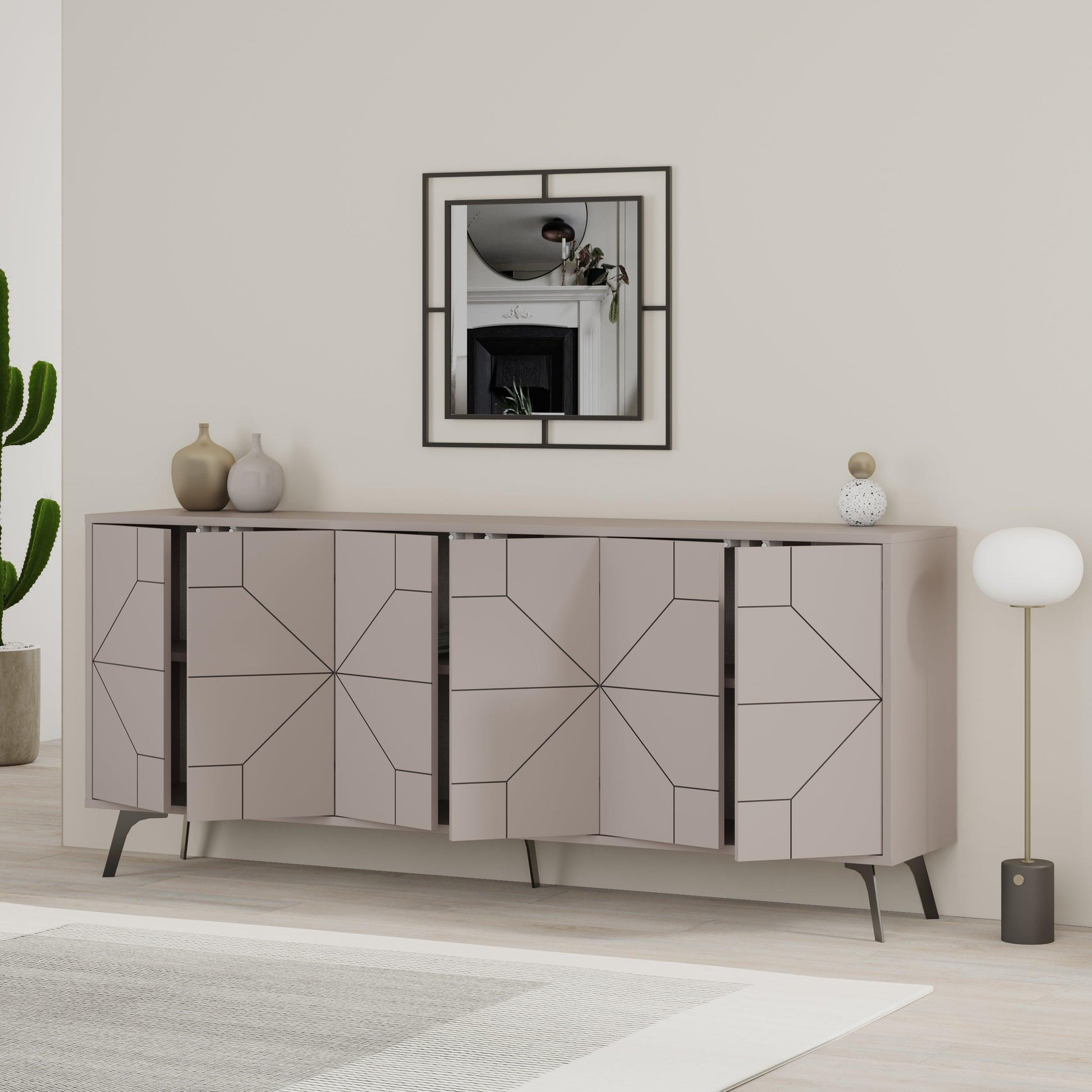 Dune Console Sideboard Display Unit 183cm - Decortie