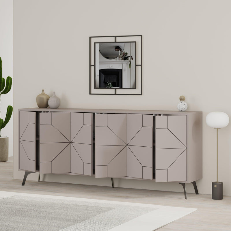 Dune Console Sideboard 183cm with open storage – Decortie