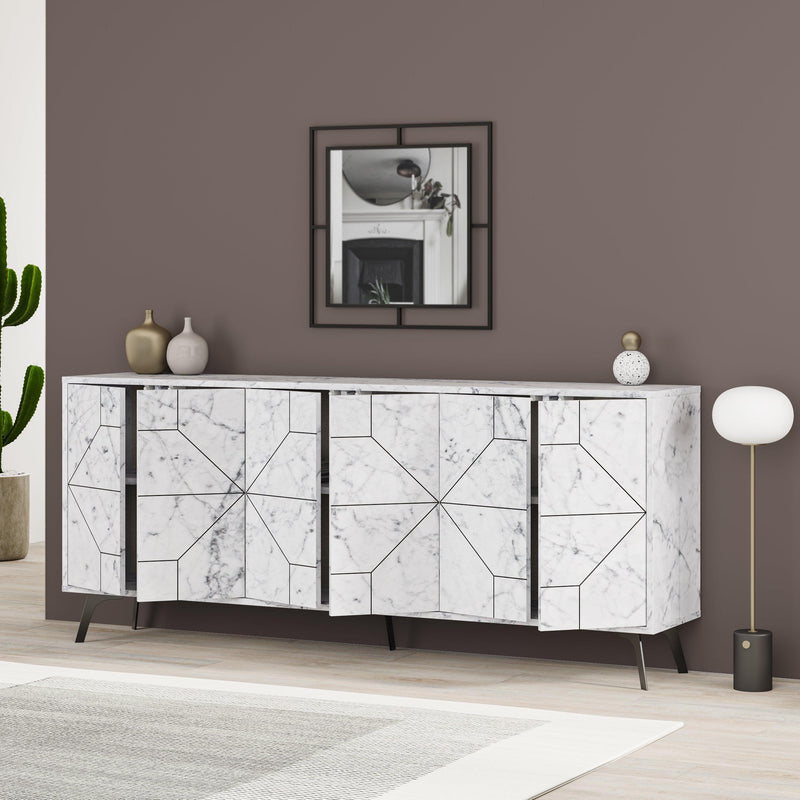 Dune Console Sideboard 183cm with open storage – Decortie