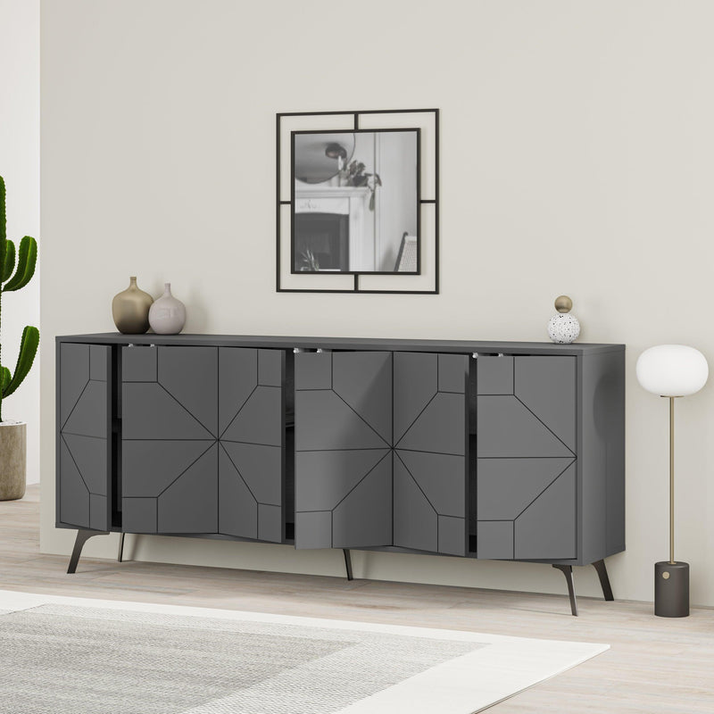 Dune Console Sideboard 183cm with open storage – Decortie