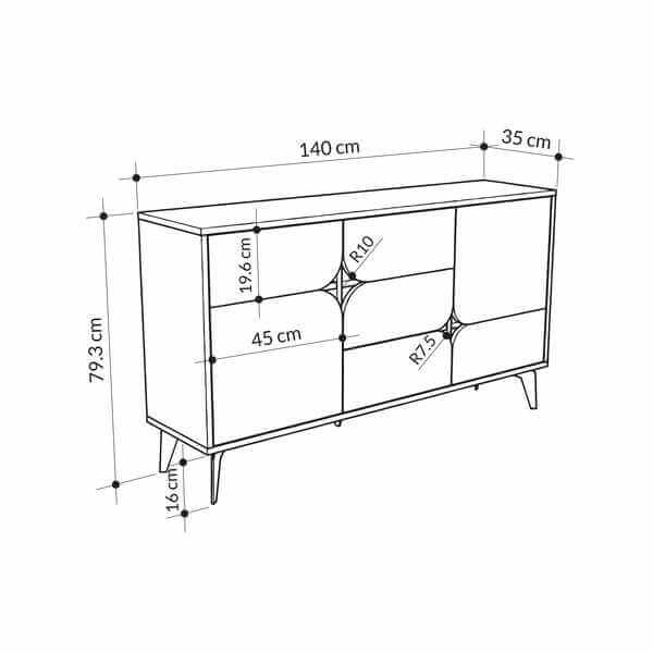 Spark Sideboard Display Unit