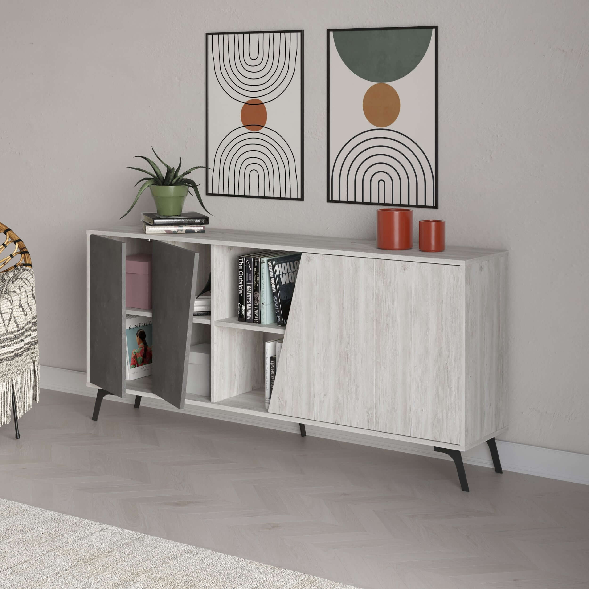 Fiona Console Sideboard Display Unit 180