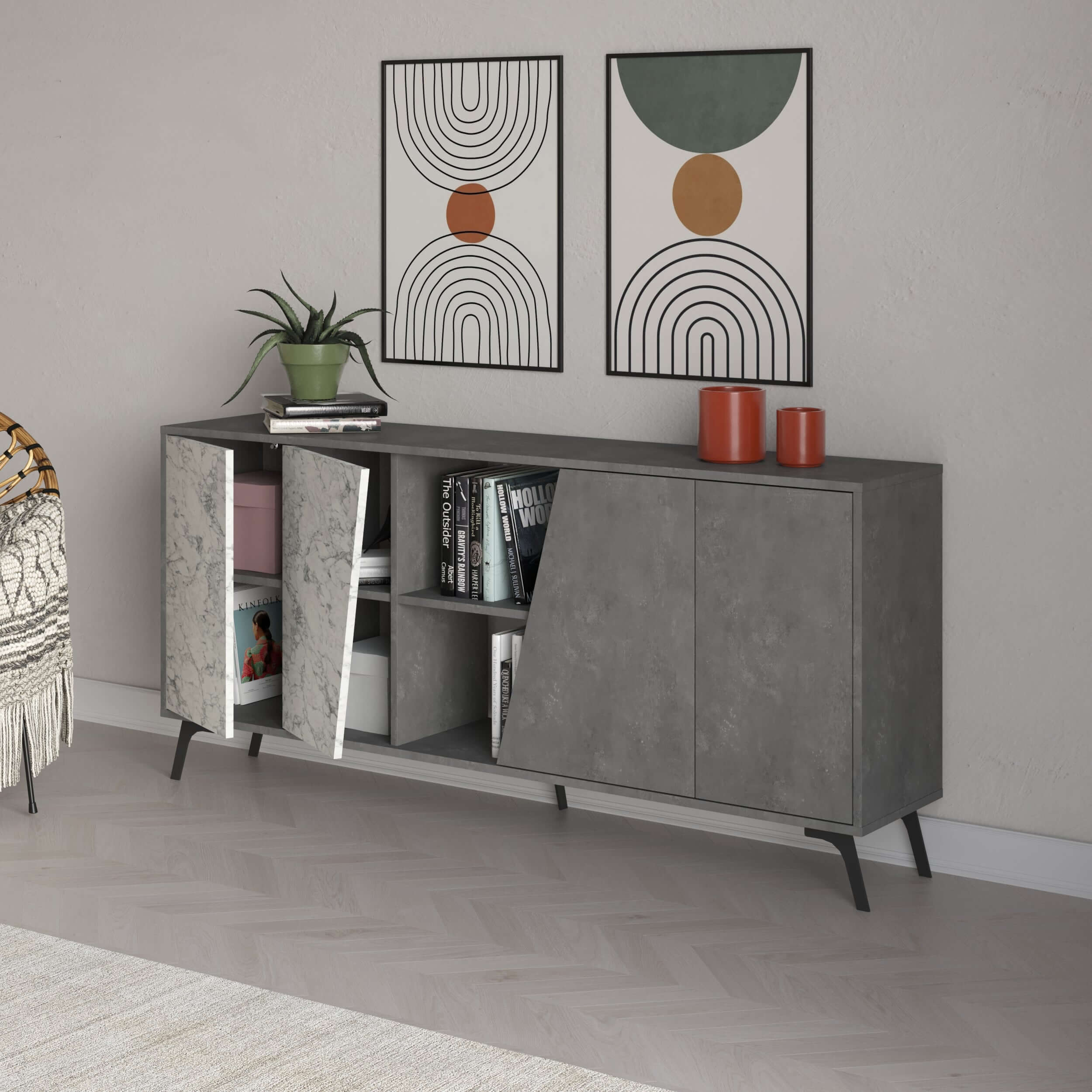 Fiona Console Sideboard Display Unit 180