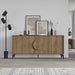 Gora Console Sideboard Display Unit 180Cm – Dark Oak
