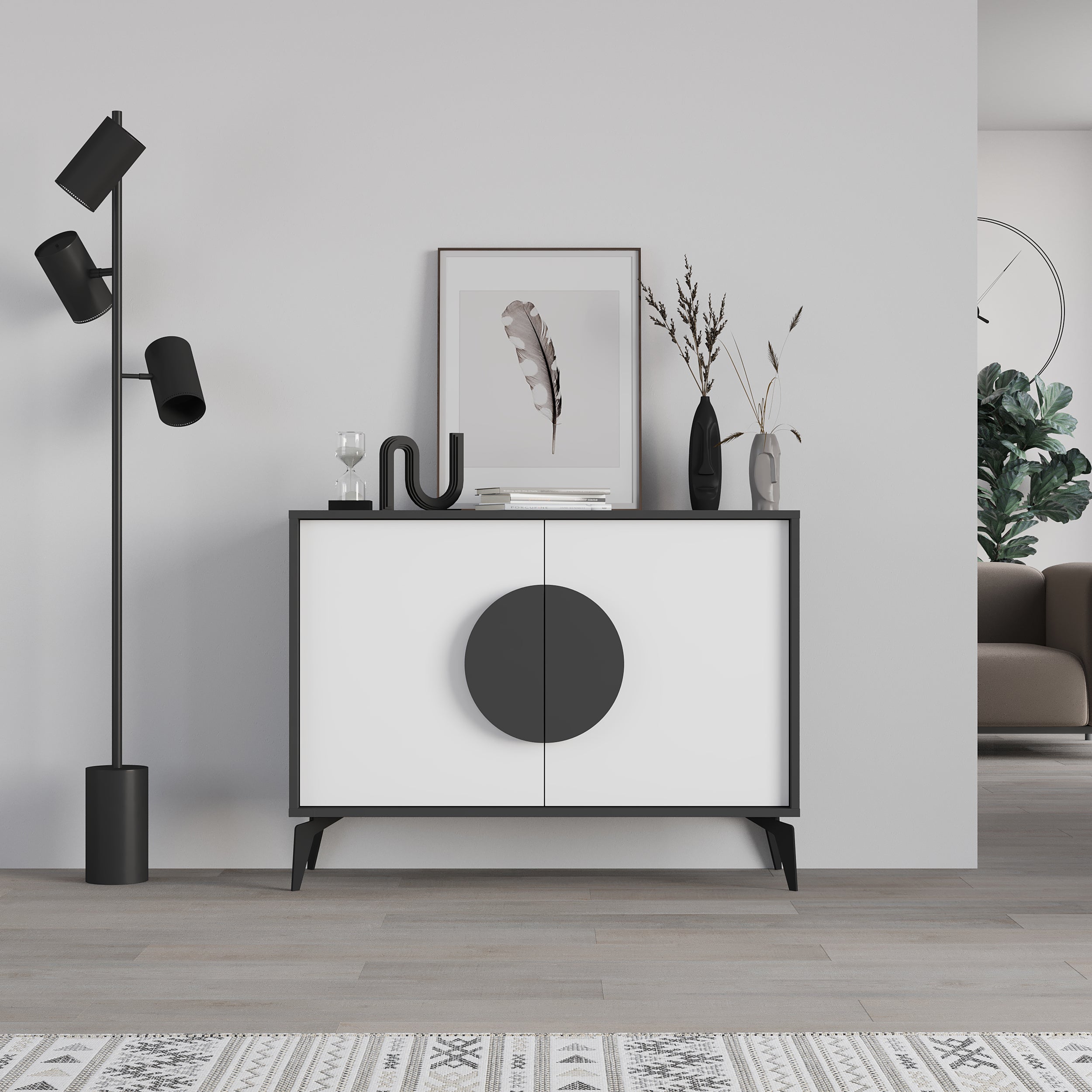 Gora Console Sideboard 110cm – room hero view – Decortie