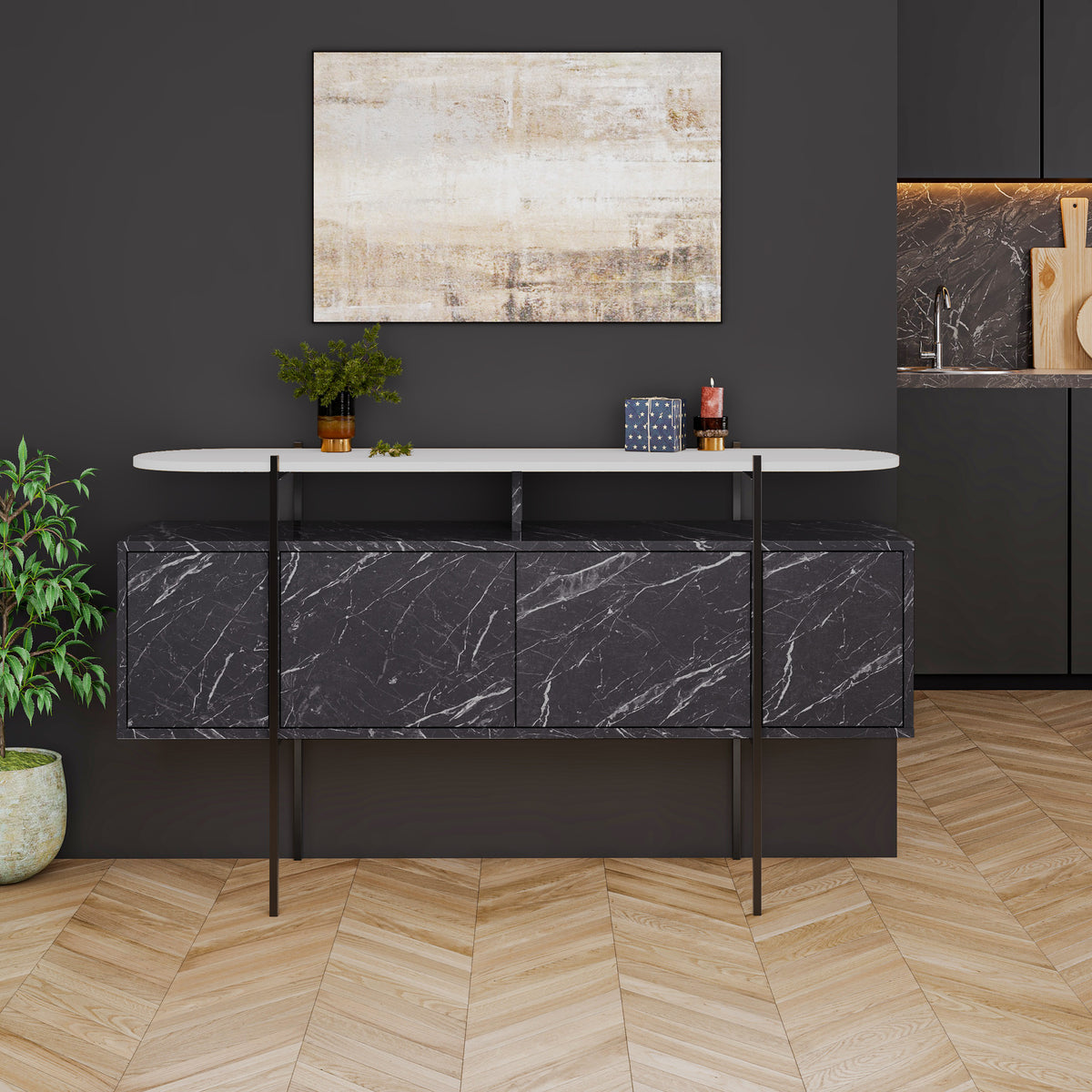 Hanley Console Sideboard Display Unit - Decortie