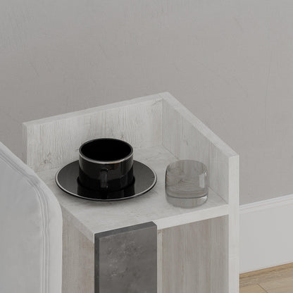 Elos Modern Bedside Table Right Module 25cm Narrow