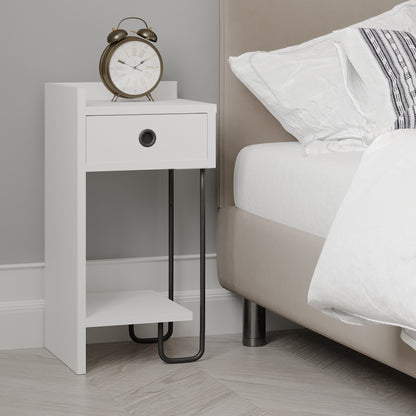 Sirius Modern Bedside Table Left Module Width Bedroom Furniture 32cm