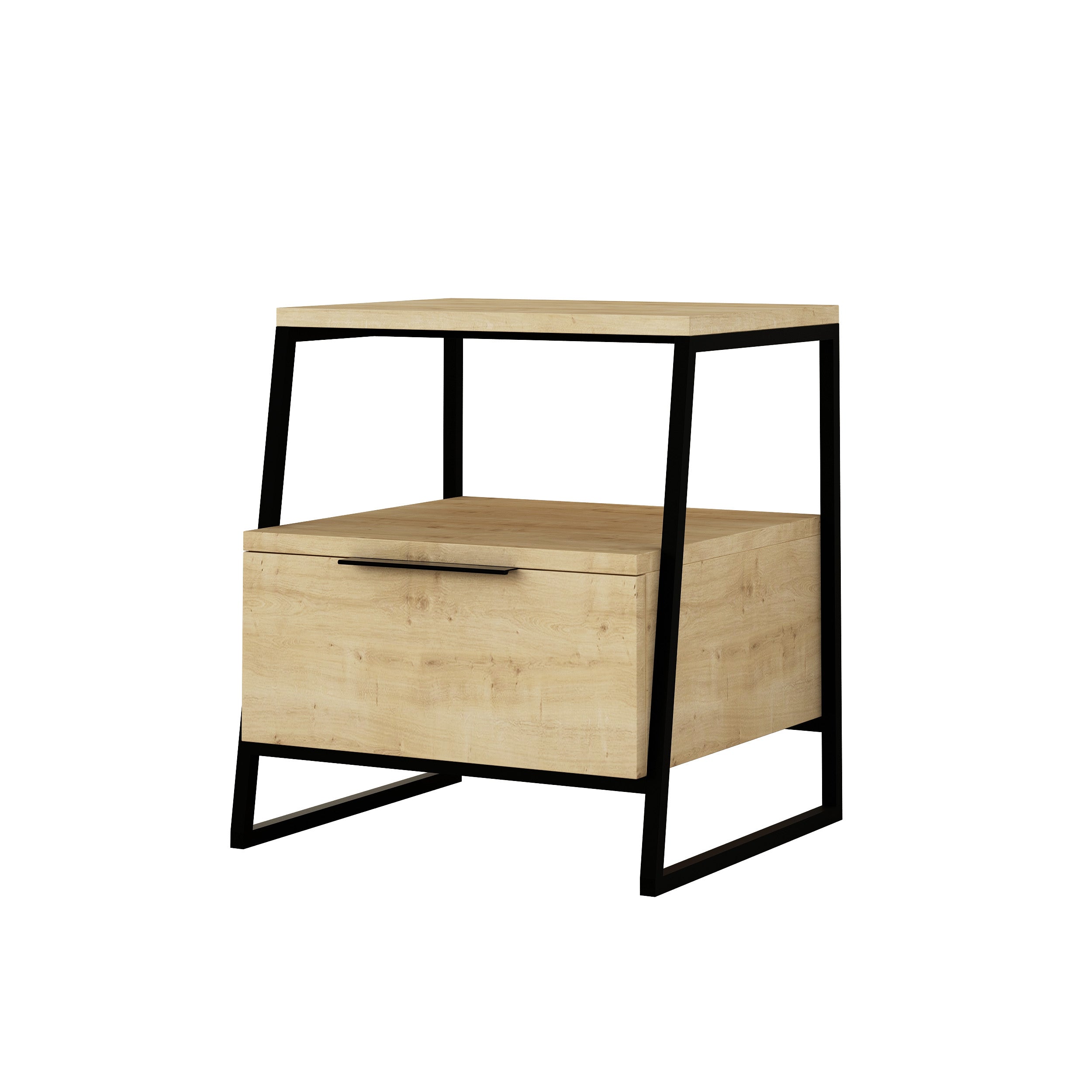 Pal Modern Bedside Table With Drawer Bedroom Furniture W 45cm
