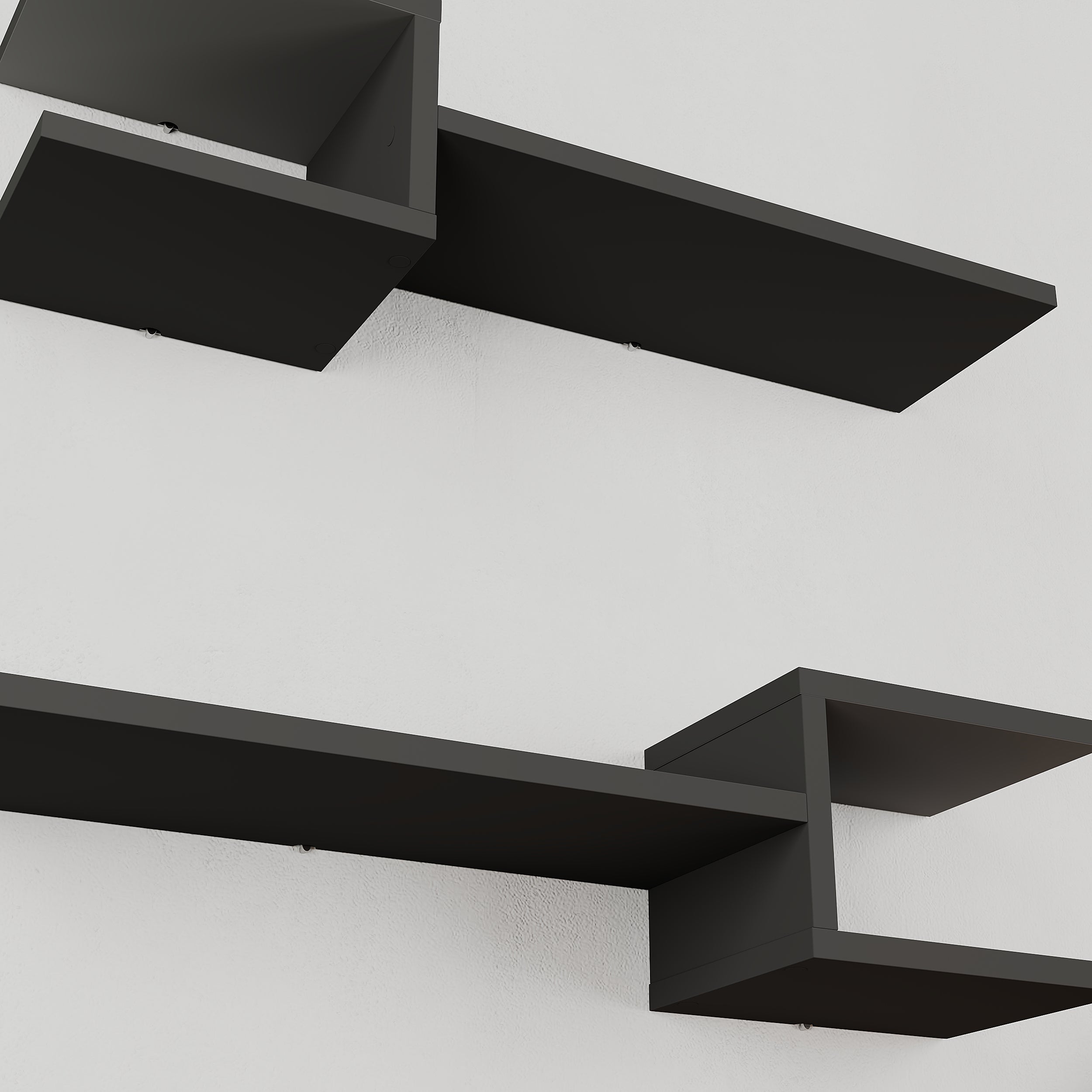 Fork Modern Floating Shelf Set 18.2cm Short