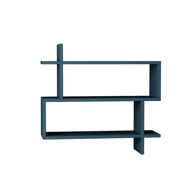 Paralel Wall Mounted Modern Bookcase Display Unit Medium W 70 cm - Decortie