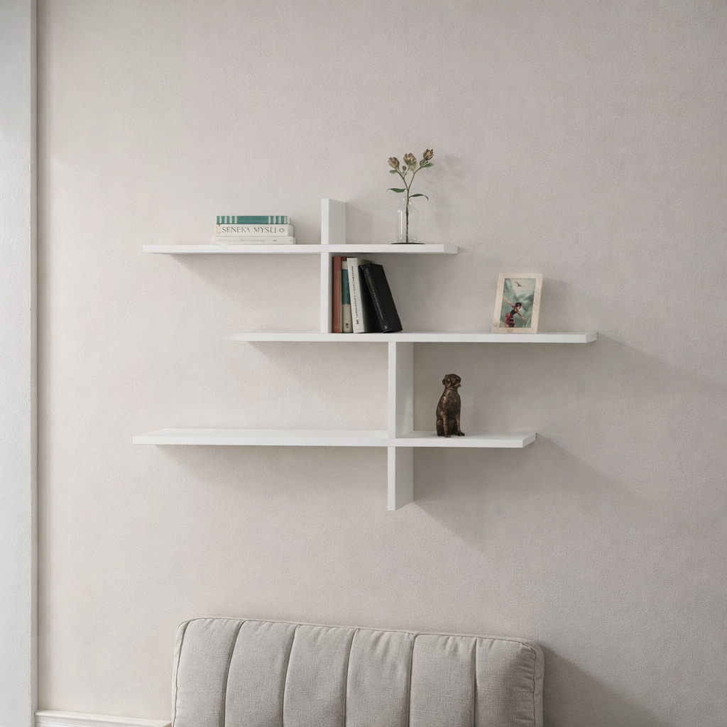 Leo Modern Floating Shelf Tall 80.5cm