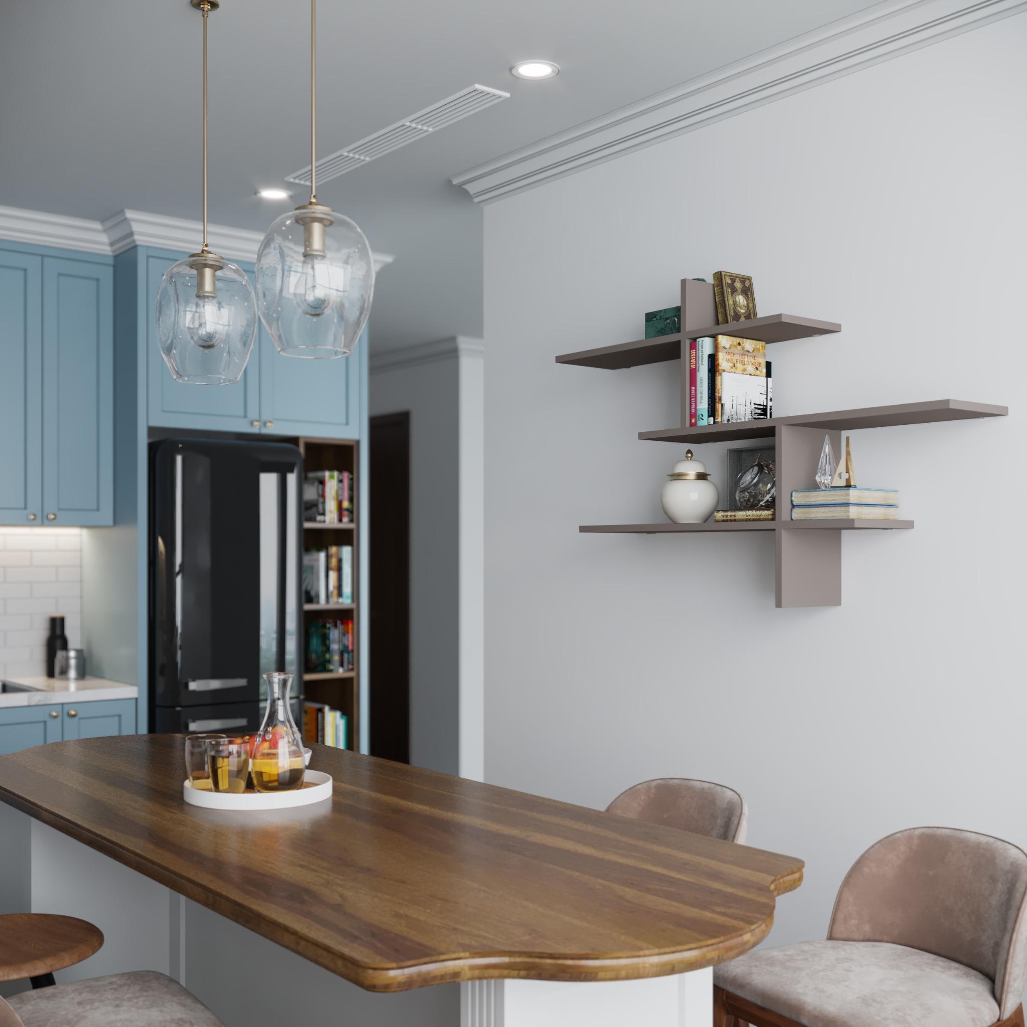 Leo Modern Floating Shelf Tall 80.5cm