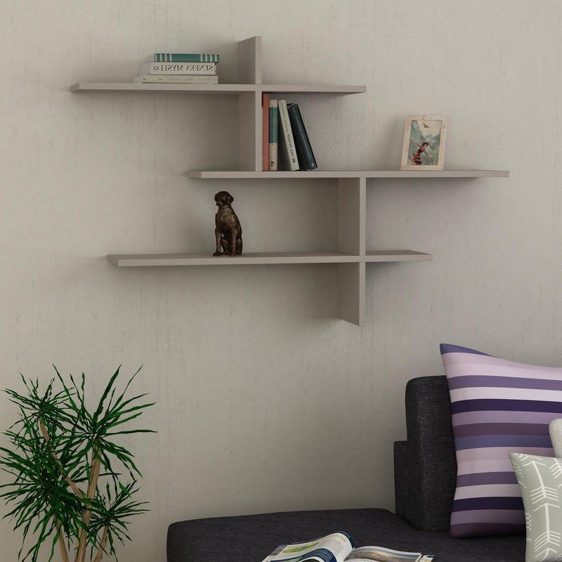 Leo Floating Shelf 80.5cm – styled in living room – Decortie