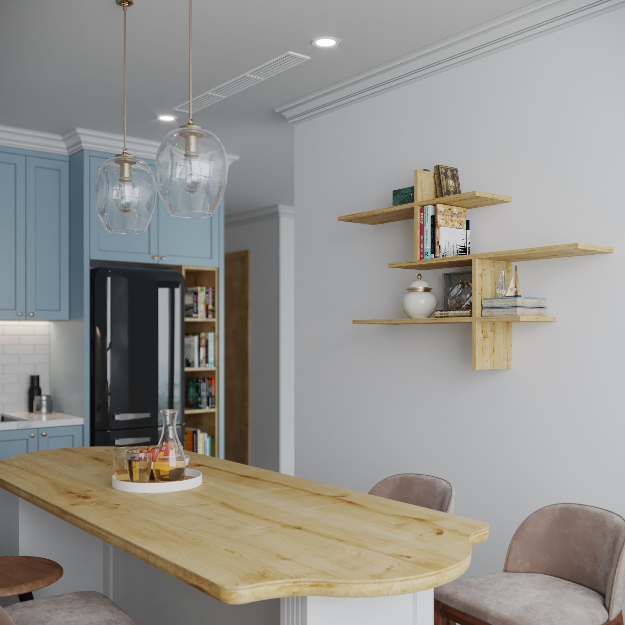 Leo Modern Floating Shelf Tall 80.5cm