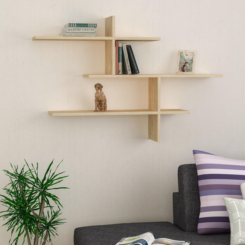 Leo Floating Shelf 80.5cm – styled in living room – Decortie