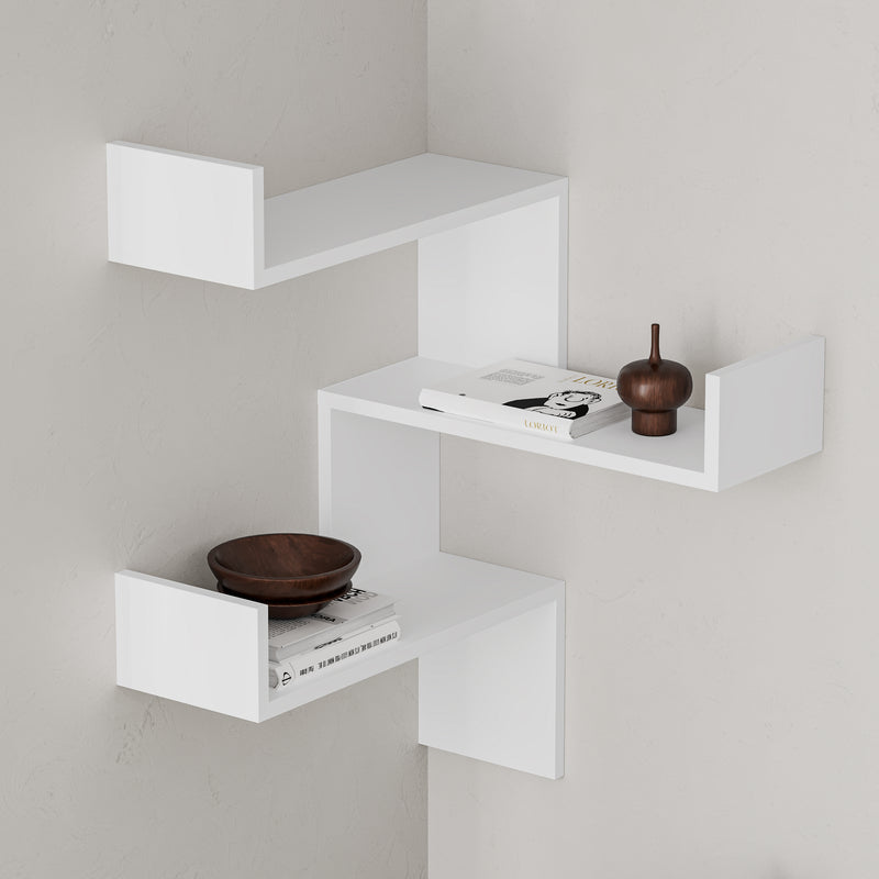 Luksa Corner Bookcase 60cm – Decortie