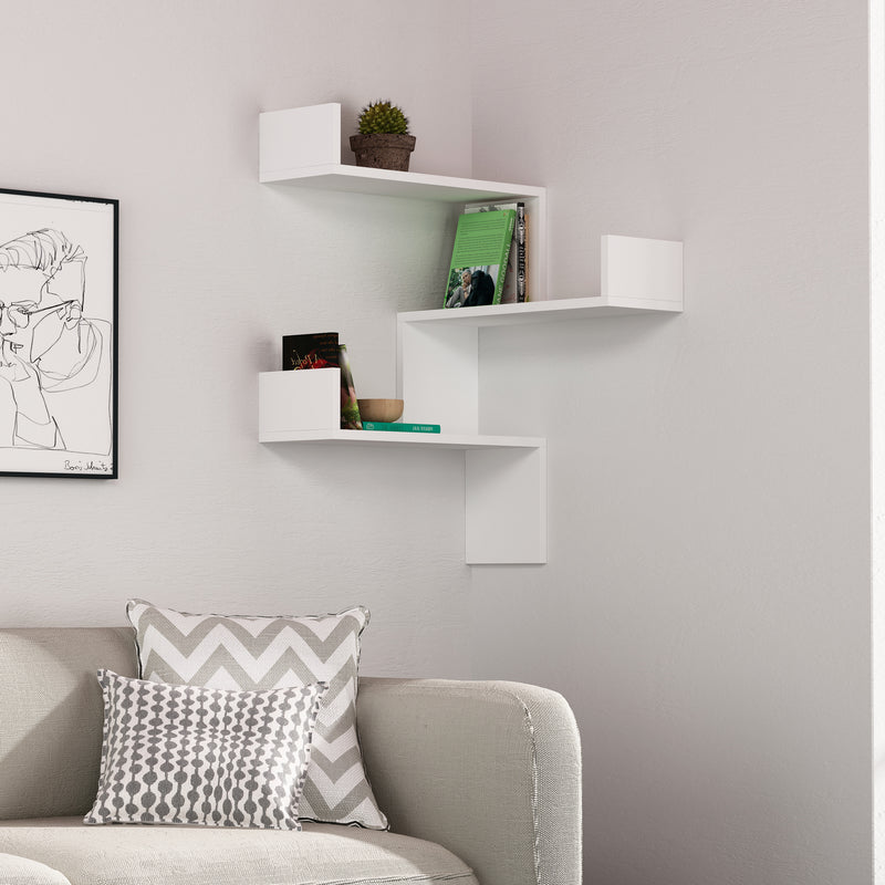 Luksa Corner Bookcase 60cm – Decortie