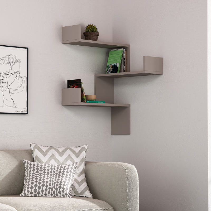 Luksa Corner Bookcase 60cm – Decortie