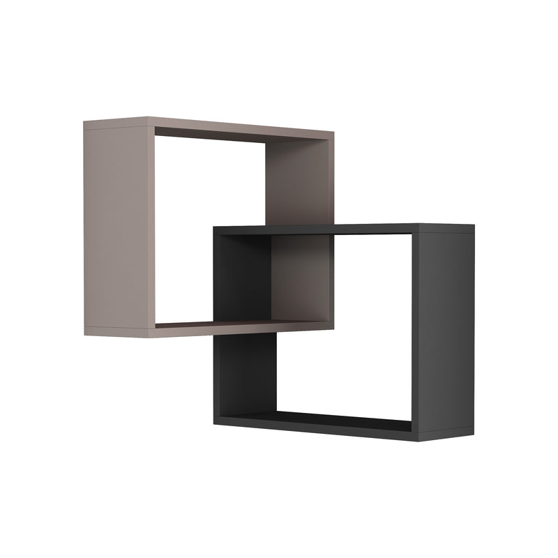 Ring Corner Wall Mounted Modern Bookcase Display Unit W 60cm - Decortie