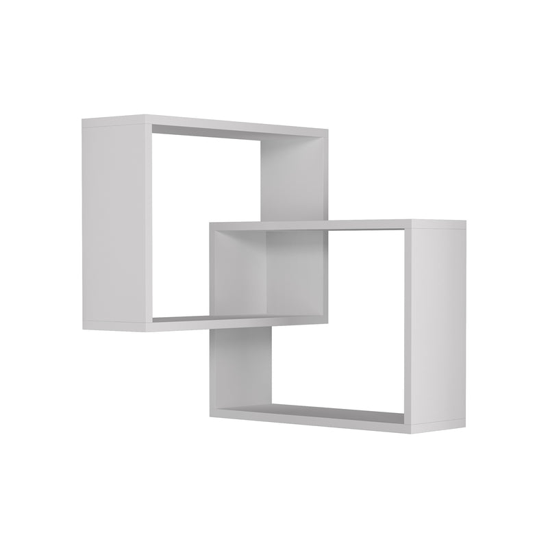 Ring Corner Wall Mounted Modern Bookcase Display Unit W 60cm - Decortie